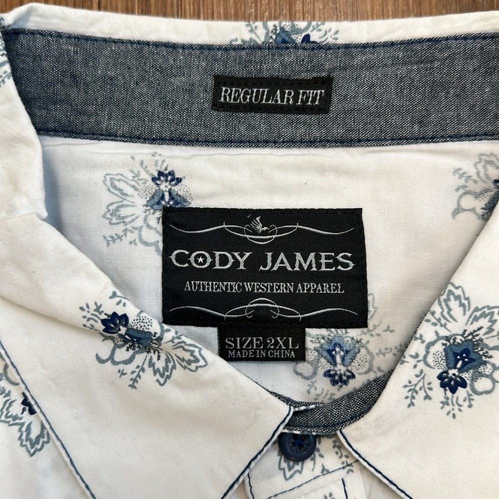 Cody James Pearl Snap Shirt - 2XL - Picture 2 of 5
